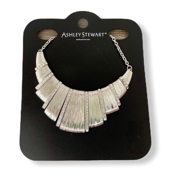 Ashley Stewart Jewelry - Ashley Stewart Silver/Diamonds Necklace
